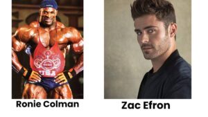 "Photo" of Ronie Colman & Zac Efron, These are people who have overcome gynecomastia. 